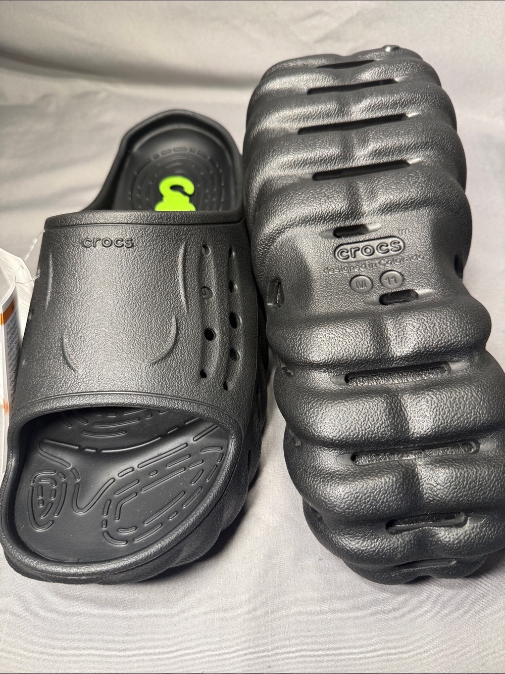 Crocs Men Echo Slide - Black Size 11